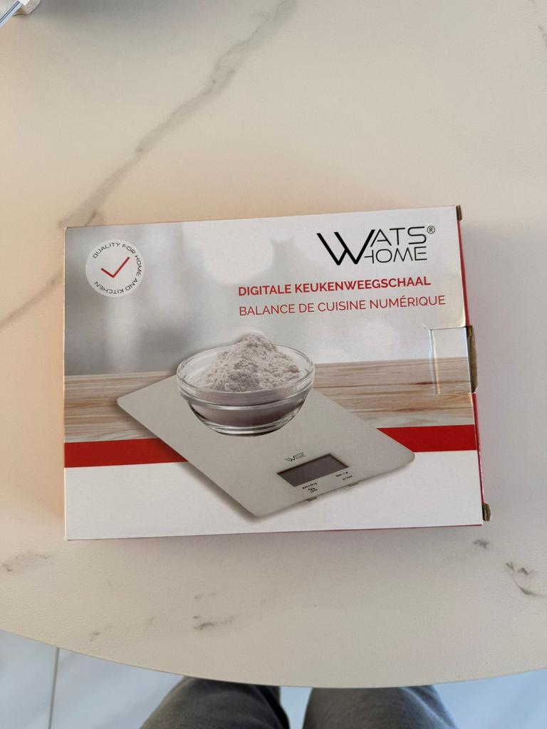 Wats Home Keukenweegschaal digitaal nieuw, Ophalen of Verzenden, Nieuw