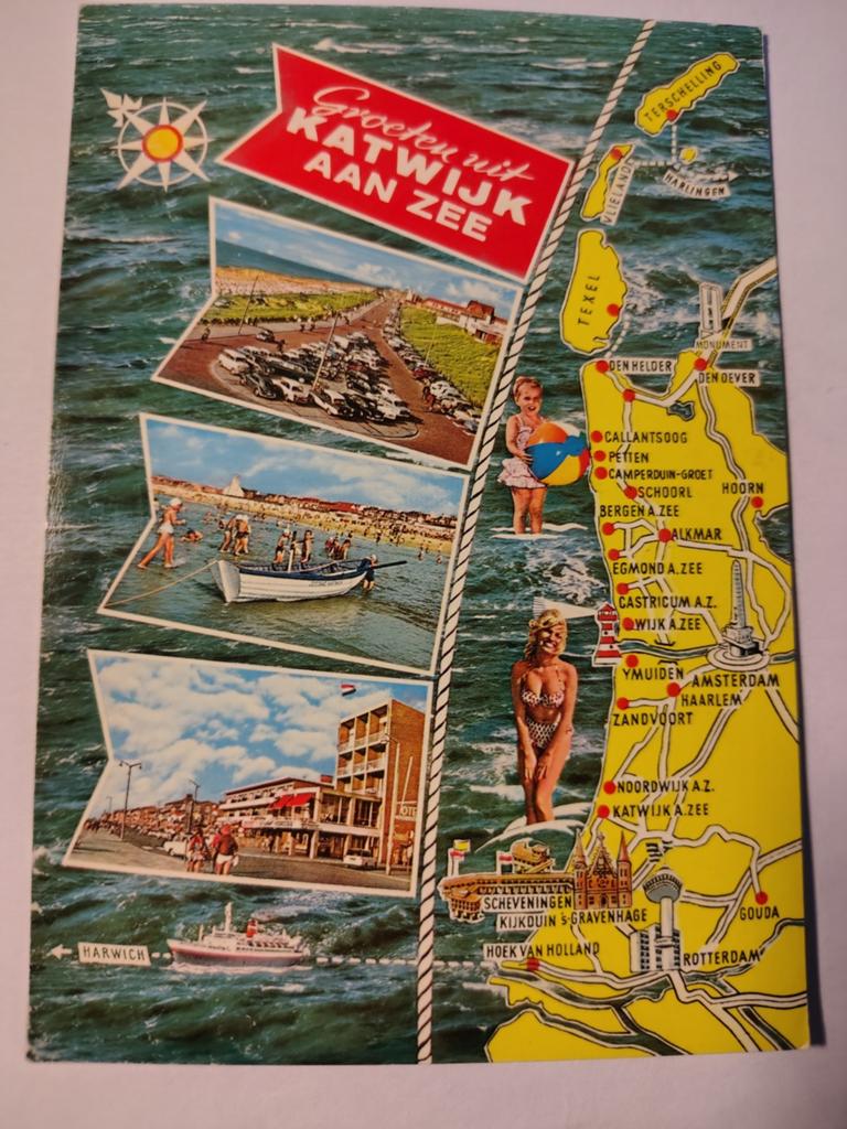 Katwijk, Ophalen of Verzenden, 1940 tot 1960, Zuid-Holland