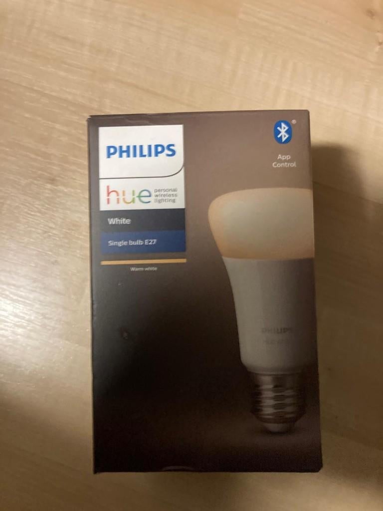Philips HUE Single Blub Lamp E27 (nieuw/opgeopend), Ophalen, Nieuw, Minder dan 50 cm