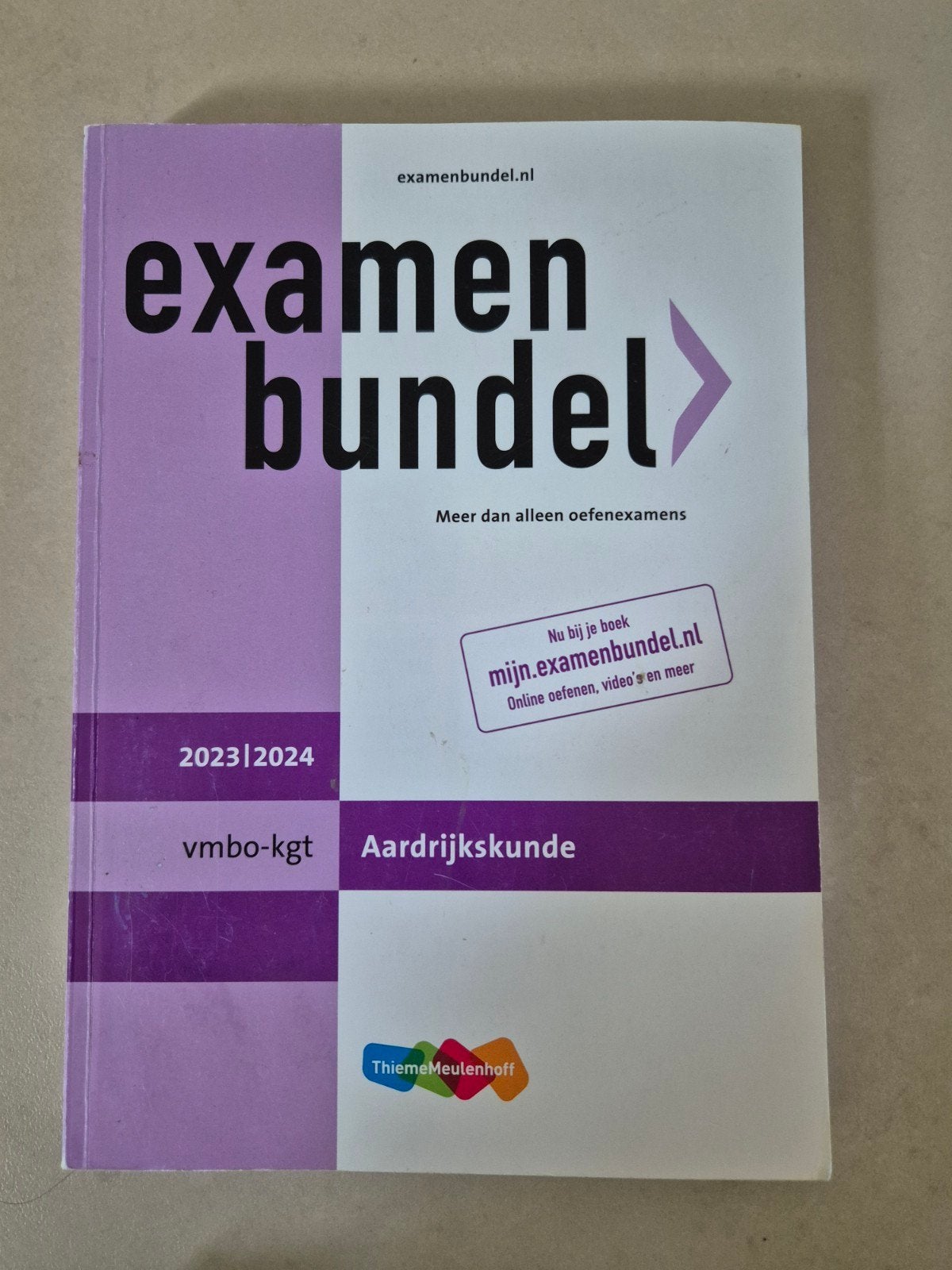 Examenbundel A.H. Bonsink-Bos - vmbo-gt/mavo Aardrijkskunde, VMBO, Ophalen of Verzenden, A.H. Bonsink-Bos, Aardrijkskunde
