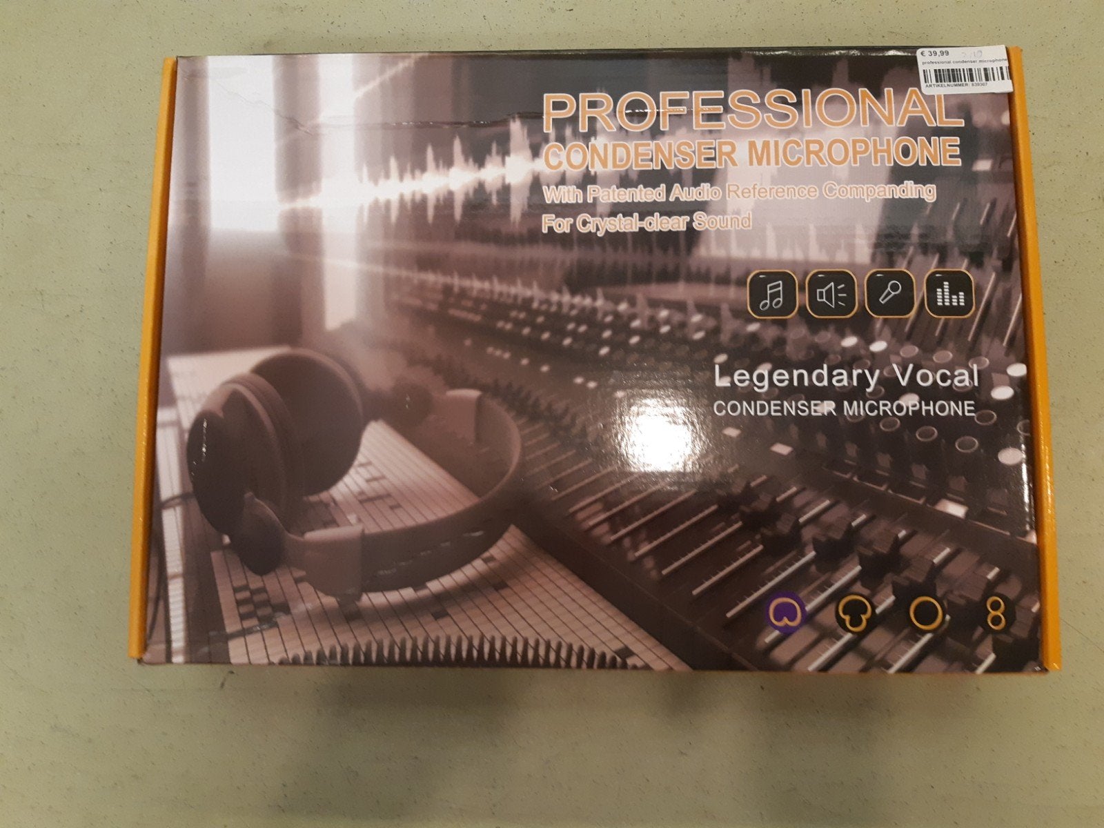 Professionele Condensator Microfoon Set - Nieuw, Onbekend, Nieuw, Ophalen of Verzenden, Onbekend