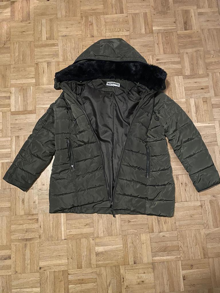 Miller & Monroe jas maat 48, Ophalen, Zo goed als nieuw, Maat 46/48 (XL) of groter, Zwart