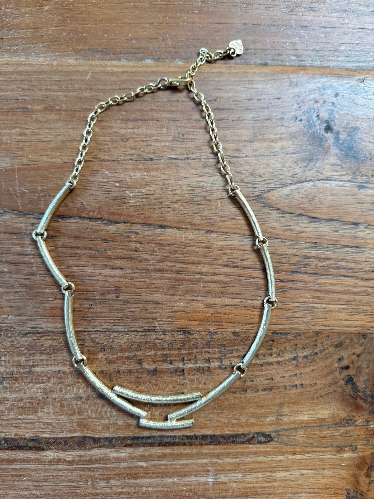 Dolce Vita ketting goudkleurig met staafjes, Overige materialen, Ophalen of Verzenden, Goud, Verstelbaar