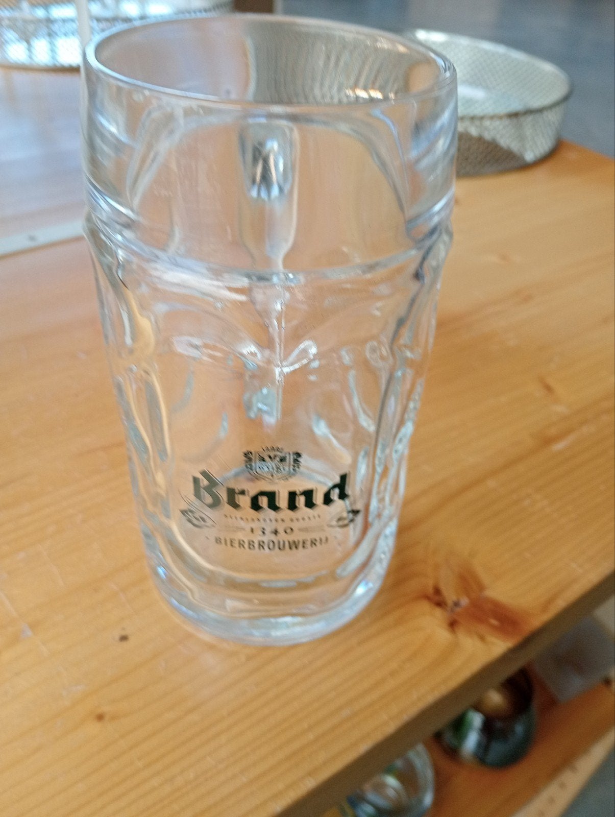 Brand Bier glas. Pul, Ophalen of Verzenden, Zo goed als nieuw, Bierglas