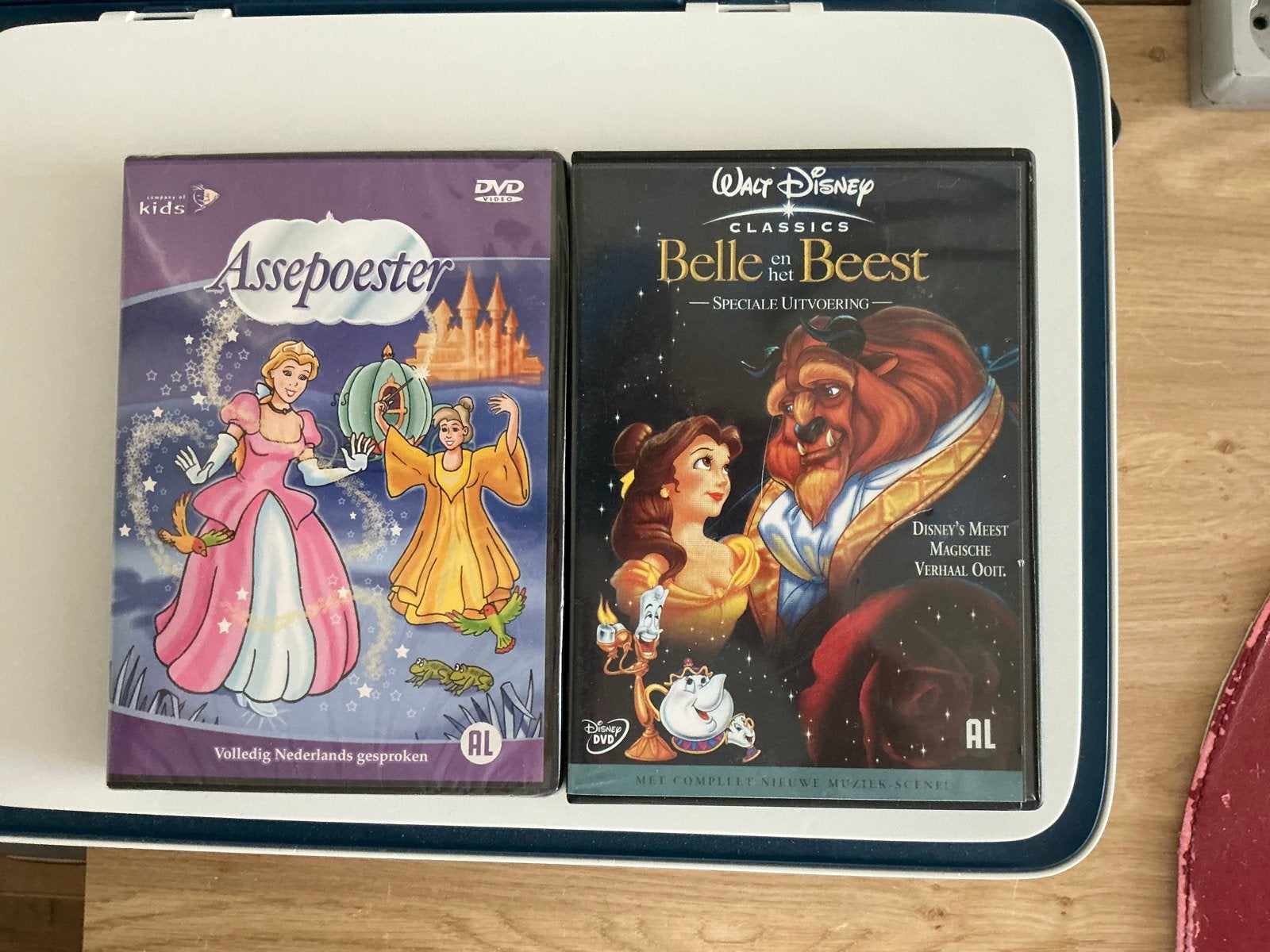 2 Disney DVD's: Assepoester & Belle en het Beest, Ophalen, Gebruikt, Animatie, Alle leeftijden