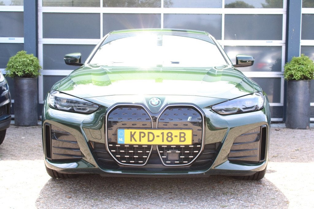 BMW I4 EDrive35 High Executive 70 kWh, Auto's, BMW, Gebruikt, Leder, Geïmporteerd, Hatchback