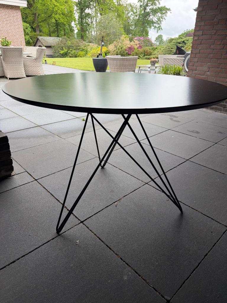 Tafel rond, Huis en Inrichting, Tafels | Eettafels, Ophalen, Gebruikt, 50 tot 100 cm, Rond