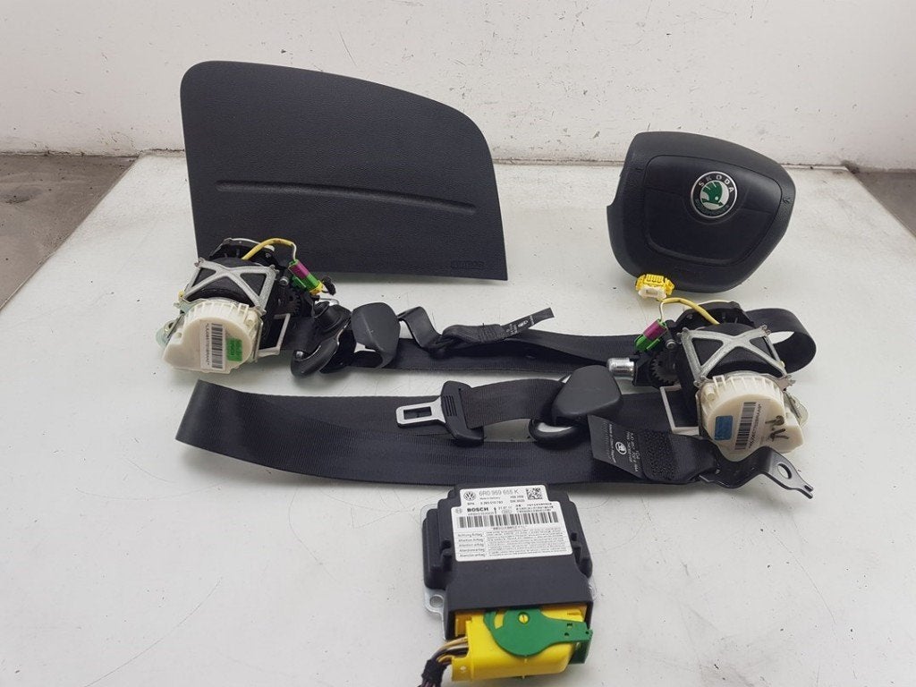 Airbag Set + Computer Skoda Fabia II (5J) 2012 6R0959655K, Auto-onderdelen, Info@skoda-auto.de, Skoda, Škoda Auto Deutschland GmbH