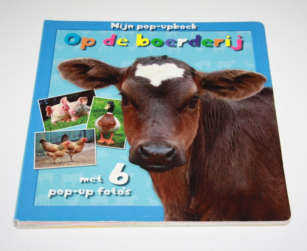 ZGAN Pop-up boek Op de boerderij kinderboek prentenboek, Boeken, Ophalen of Verzenden, Zo goed als nieuw, Prentenboek