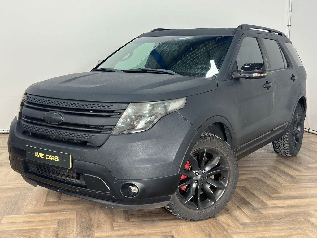Ford EXPLORER 3.5 V6 XLT|AUTOMAAT|7-PERS|INRUIL MOGELIJK, Auto's, Ford, Automaat, Euro 5, Gebruikt, Zwart