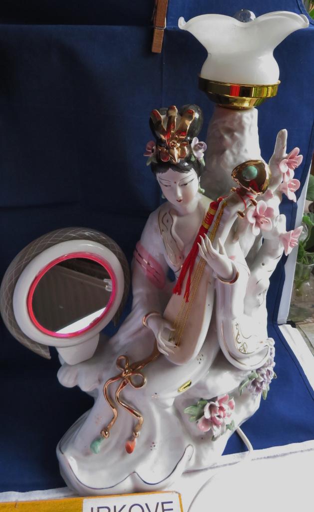 CHINESE KITSCH LAMP * Porselein *, Ophalen of Verzenden