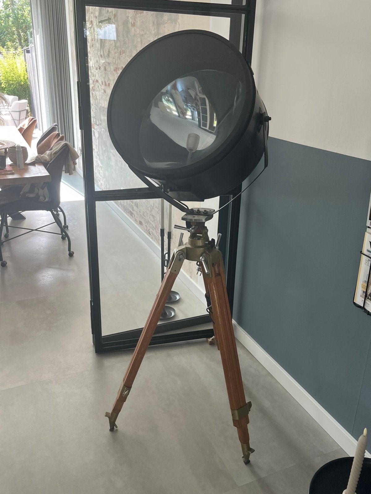 Industriële statieflamp, Ophalen, Gebruikt, E27 (groot), 150 tot 200 cm
