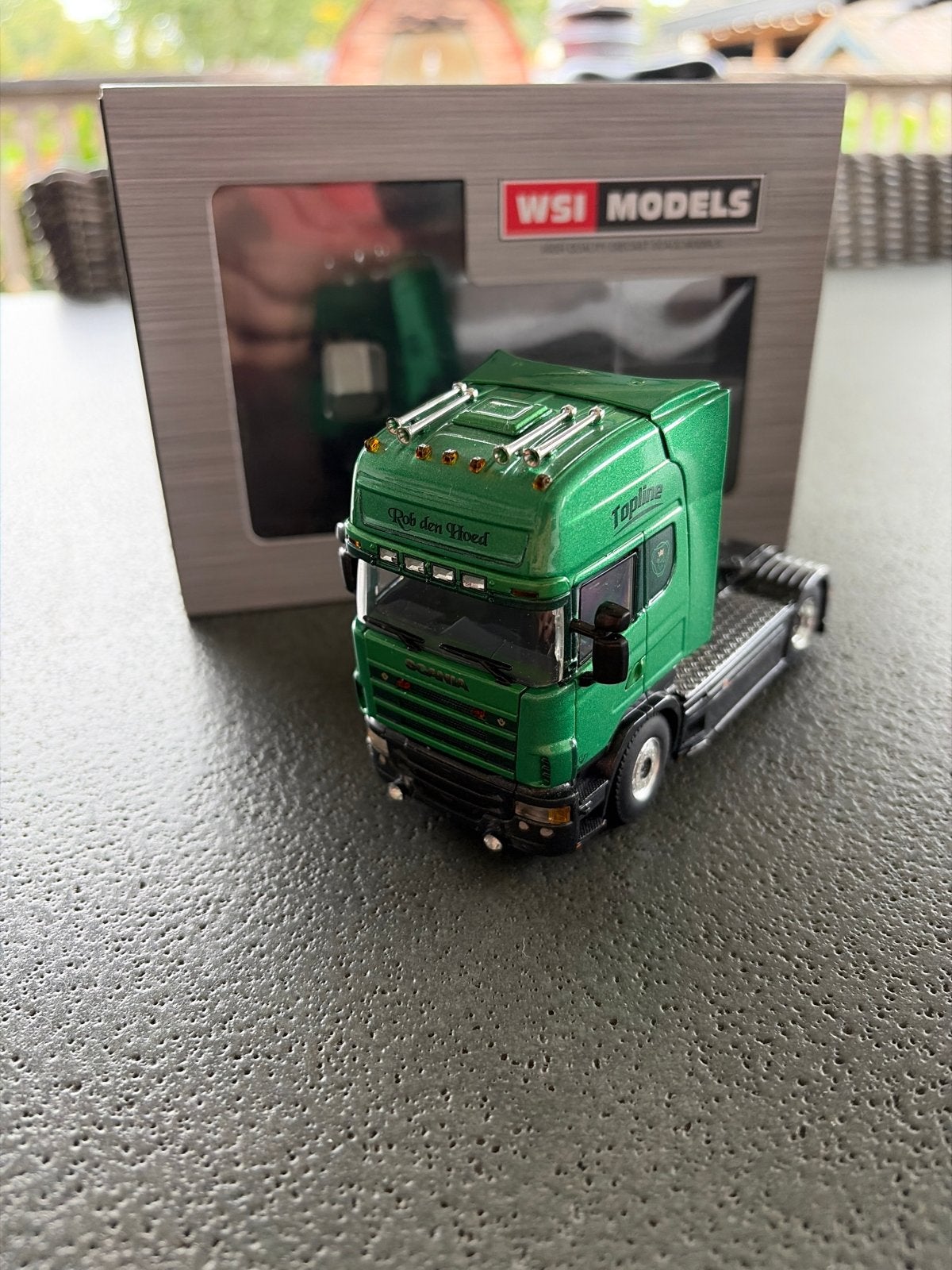 WSI Models Scania Topline Rob den Hoed vrachtwagen, Overige merken, 1:50 of kleiner, Nieuw, Ophalen of Verzenden