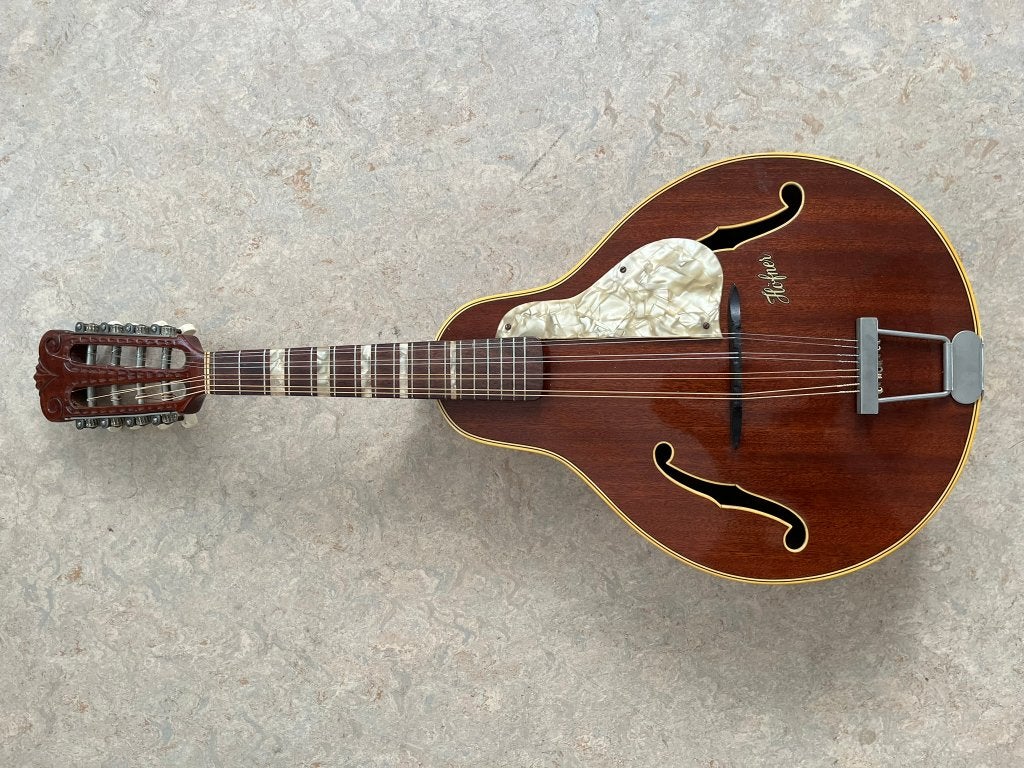 Zeer fraaie vintage Hoffner mandoline jaren 60, Ophalen, Gebruikt