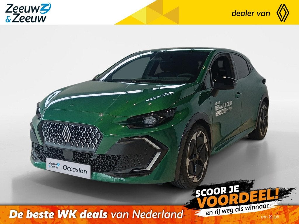 Renault Clio 1.8 Hybrid 160 techno |Beschikbaar per 16 juli, 12 maanden, Stof, 4 cilinders, 1246 kg