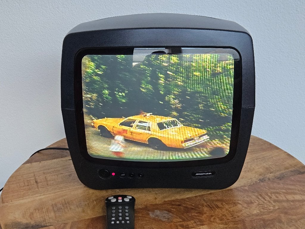 Aristona (philips) kleine beeldbuis tv ( retro gaming ), Audio, Tv en Foto, Ophalen, Gebruikt, Minder dan 40 cm, Philips
