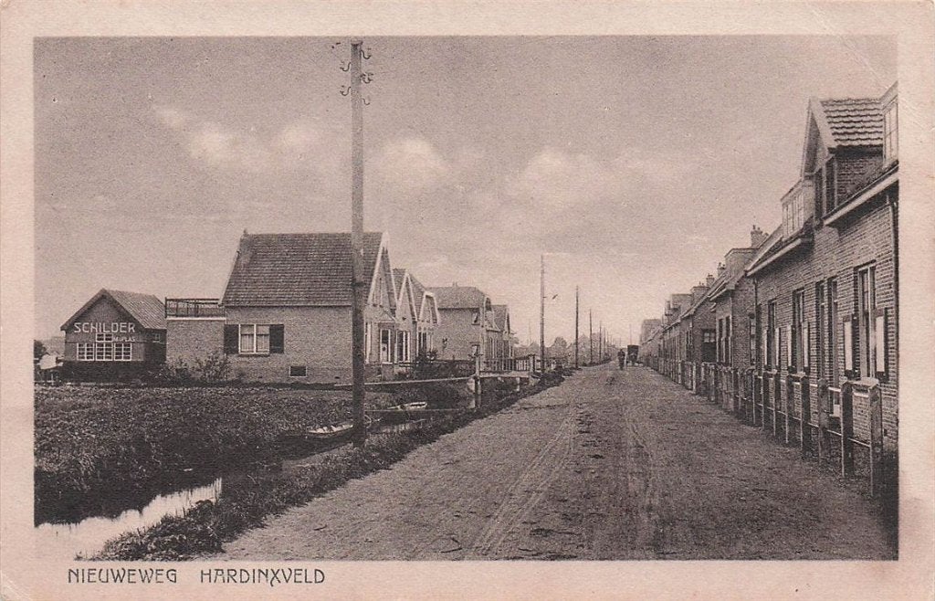 703-078-025 Nieuweweg Hardinxveld, Verzamelen, Ansichtkaarten | Nederland, Verzenden, Voor 1920, Zuid-Holland