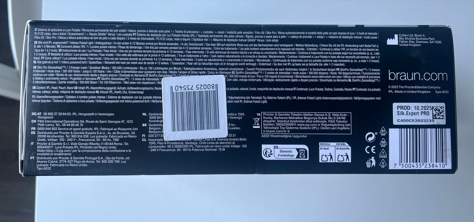 Braun Silk-expert Pro 3 IPL ontharingssysteem, Ophalen of Verzenden, Nieuw, Overige typen