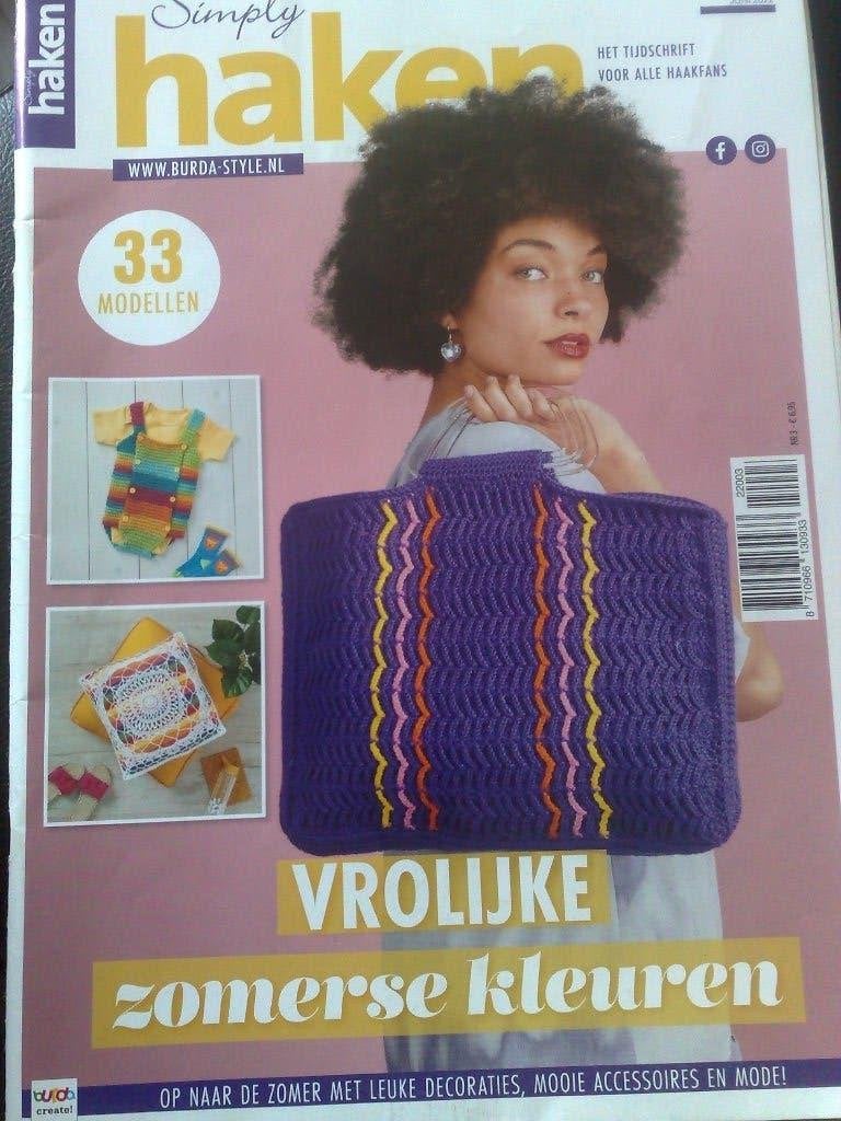 Simply Haken juni , nr. 3 / 2022, Hobby en Vrije tijd, Breien en Haken, Verzenden, Zo goed als nieuw, Haken, Patroon of Boek