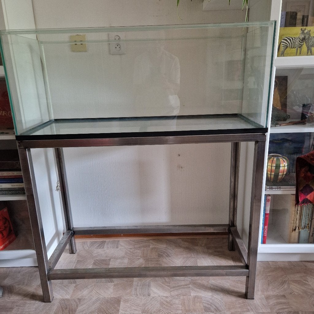 Open aquarium 100x40x40, Ophalen, Zo goed als nieuw, Leeg aquarium