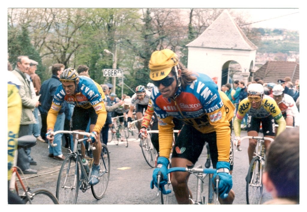 Wielrennen petje TVM–RAGNO – PHIL ANDERSON 1989 + orig.foto, Ophalen of Verzenden, Overige typen