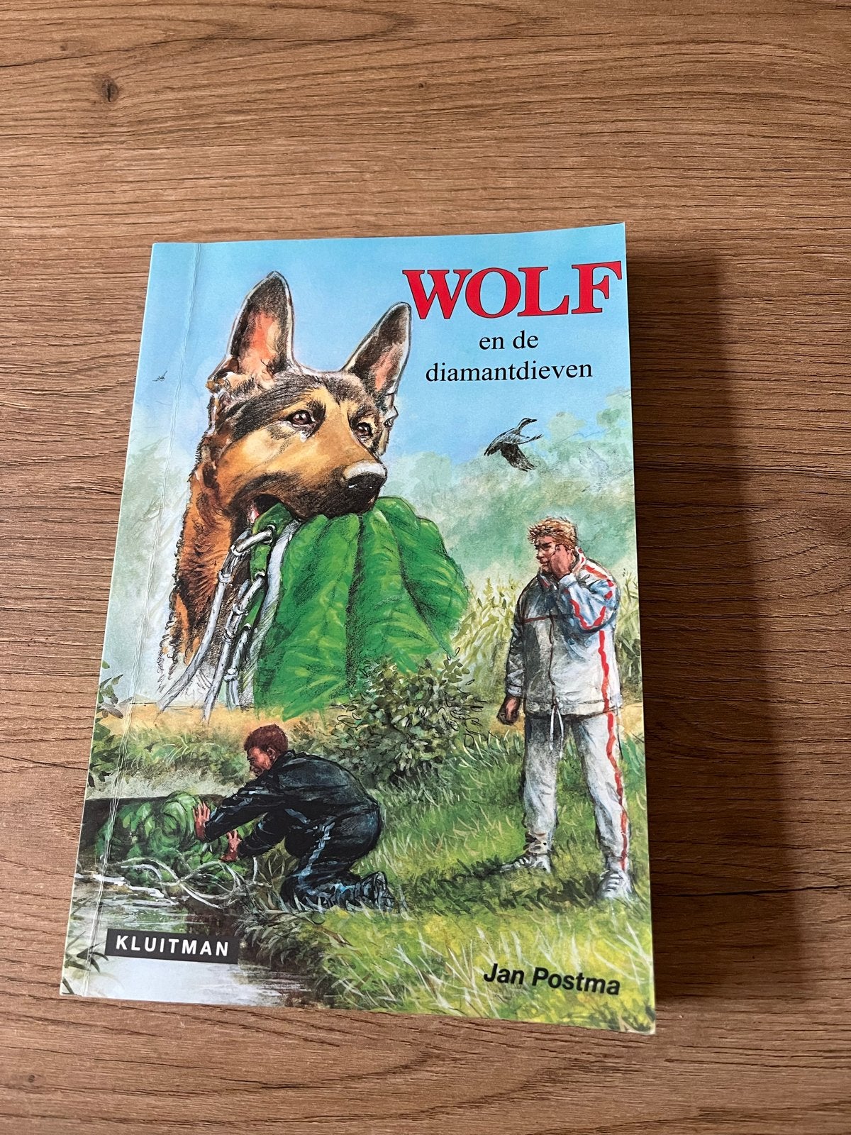 Wolf en de diamantdieven - Jan Postma (Kluitman), Boeken, Ophalen, Zo goed als nieuw, Fictie algemeen