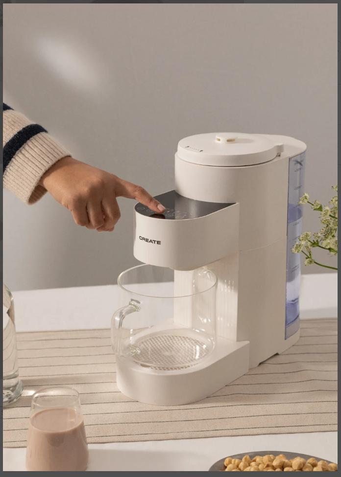 Create nut milk maker, Witgoed en Apparatuur, Juicers, Ophalen of Verzenden, Zo goed als nieuw, Elektrisch, Sapcentrifuge