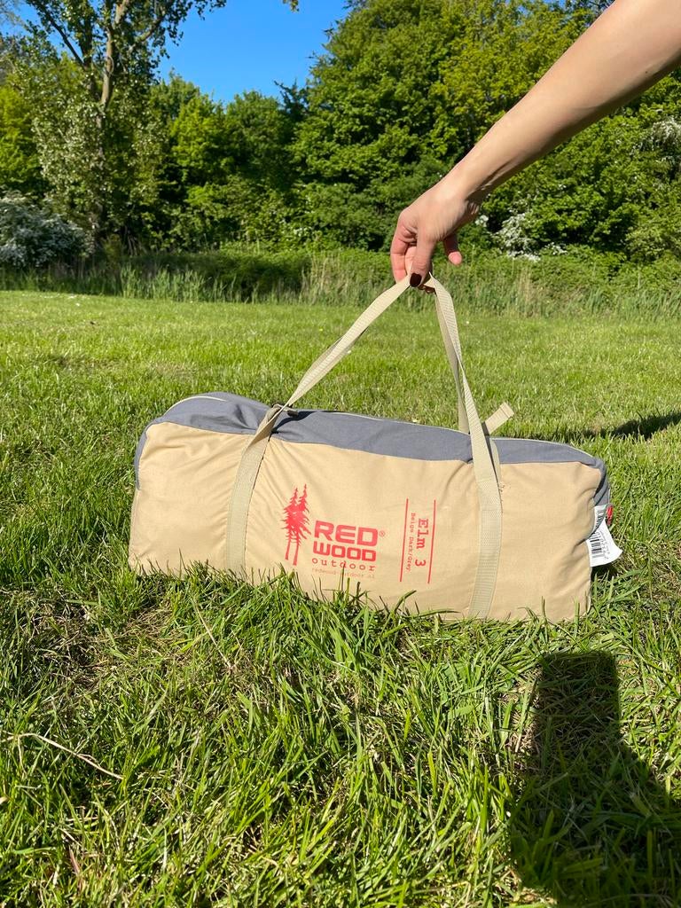 Redwood Outdoors Elmi 3 Tent - Zo goed als nieuw, Ophalen of Verzenden, Zo goed als nieuw, Tot en met 3