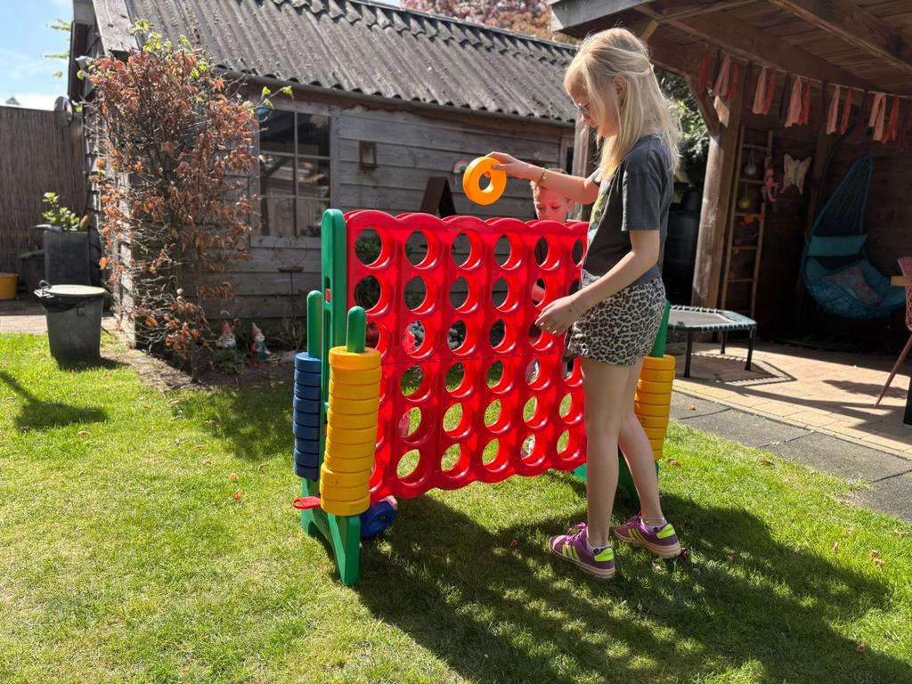 Huur 4 op een rij XL - Buiten speelplezier voor jong en oud, Ophalen, Zo goed als nieuw
