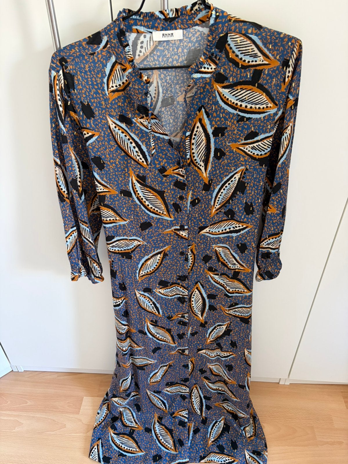 Jurk Anna van Toor maat xl, Kleding | Dames, Blauw, Maat 46/48 (XL) of groter, Ophalen of Verzenden, Zo goed als nieuw