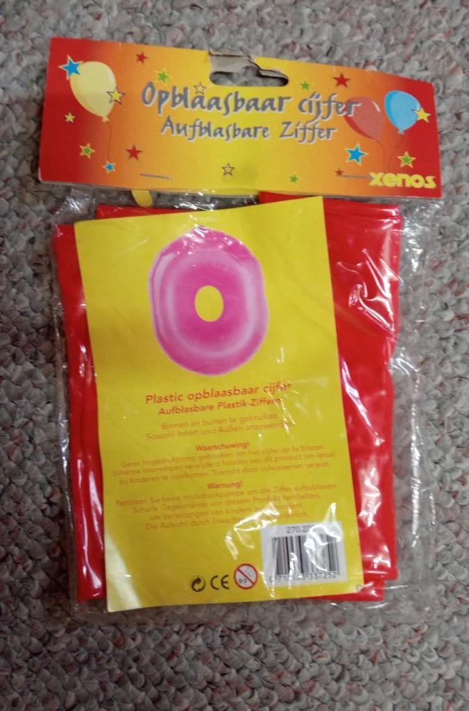 Feestcijfers, Ophalen of Verzenden, Nieuw