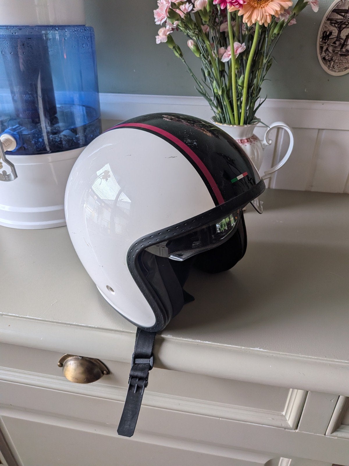 Stijlvolle helm maat S, weinig gedragen, Ophalen, Zo goed als nieuw, Small