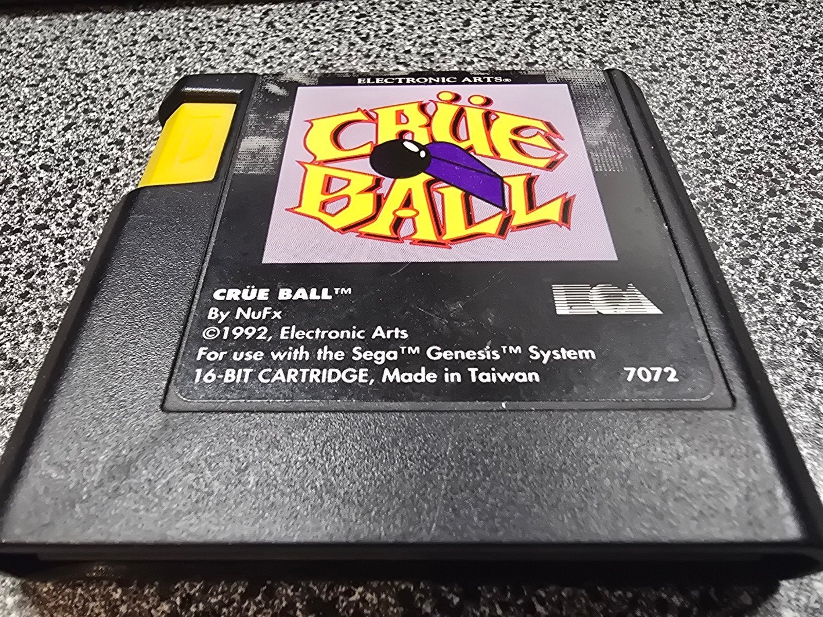 Crüe Ball - Sega Mega Drive/Genesis Game Cartridge, Gebruikt, Overige genres, 1 speler, Ophalen of Verzenden