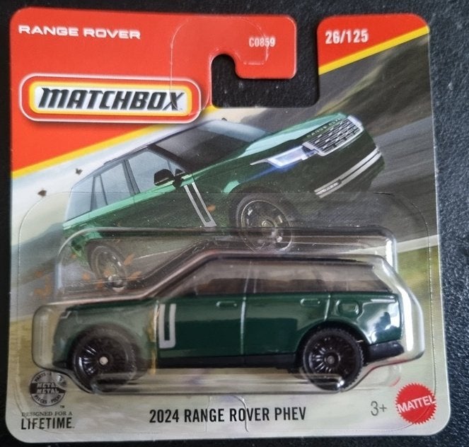Matchbox 2024 Range Rover PHEV groen, Ophalen of Verzenden, Nieuw, Auto