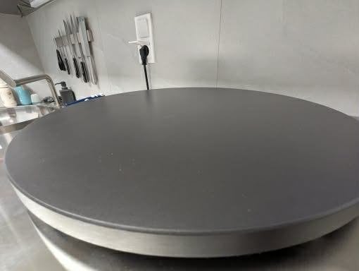 Nieuwe professionele crêpe maker set, Pannenkoekenpan, Antiaanbaklaag, Nieuw, Ophalen of Verzenden