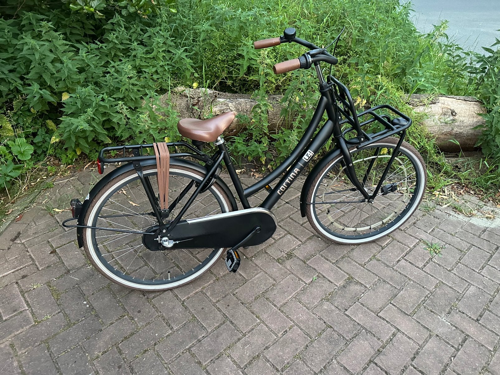 Cortina U4 transportfiets meisje 26 inch 3V matzwart, Fietsen en Brommers, Fietsen | Meisjes, Ophalen of Verzenden, Zo goed als nieuw