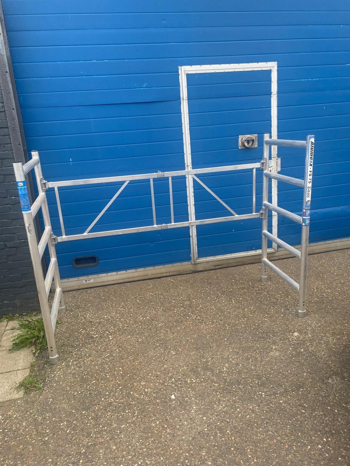 Vouwframe kamersteiger opzetstuk, Ophalen, Gebruikt, Rolsteiger of Kamersteiger, Minder dan 2 meter