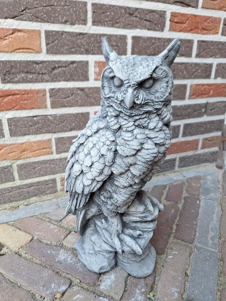 Betonnen Uil - Tuinbeeld, Tuin en Terras, Tuinbeelden, Ophalen, Nieuw, Beton, Dierenbeeld