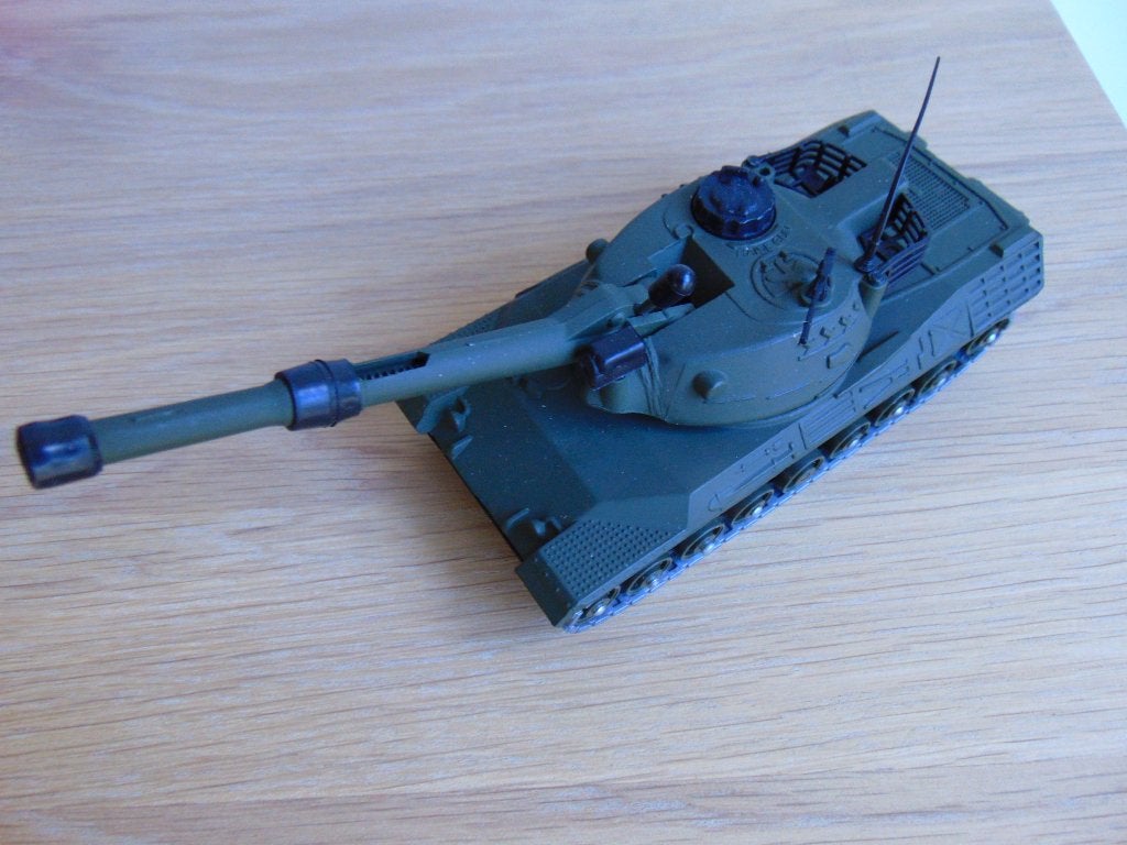 Dinky Toy Leopard Tank jaren 70, Ophalen of Verzenden, Gebruikt, Overige typen, Dinky Toys