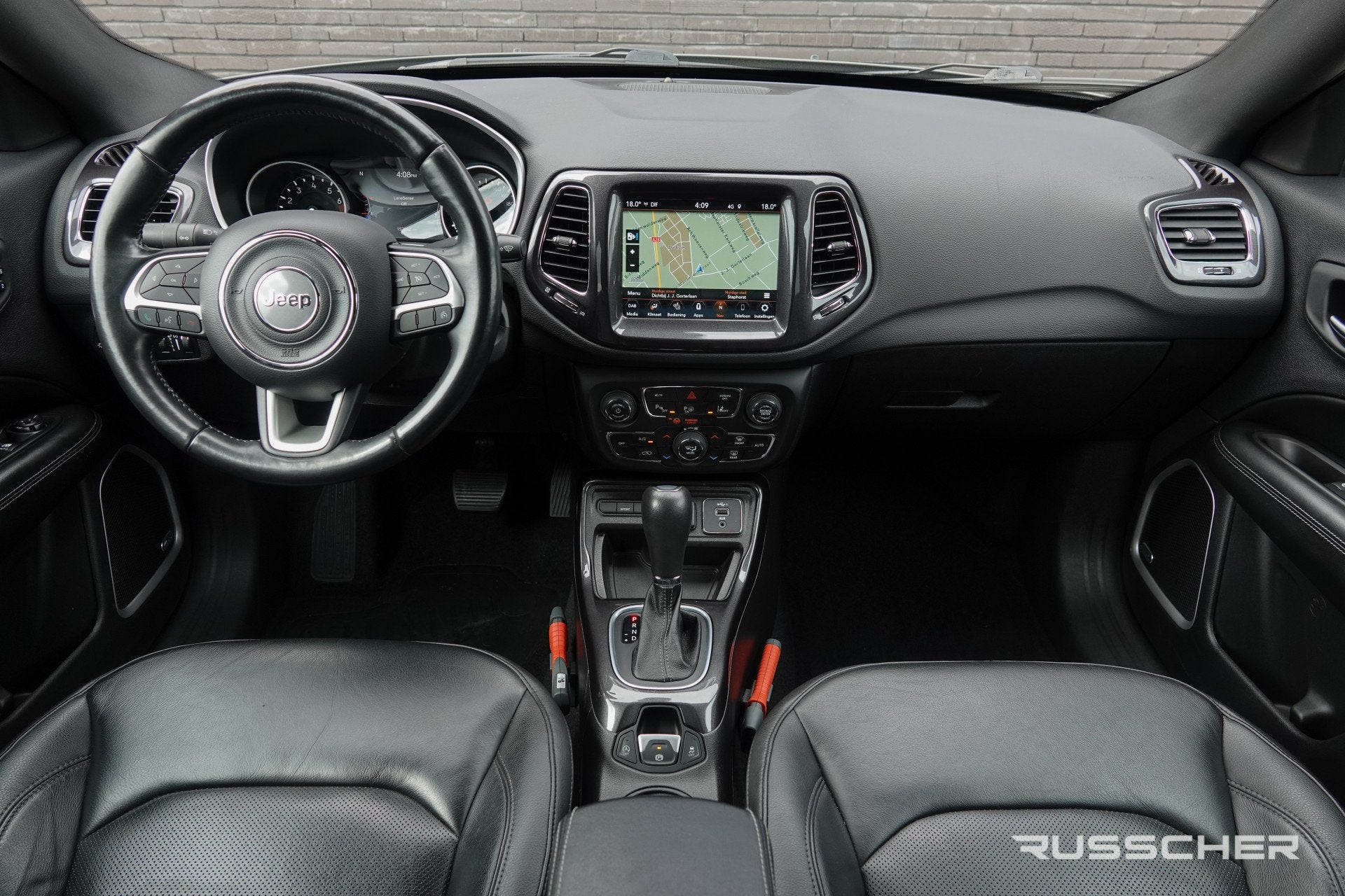 Jeep Compass 1.3T S 150Pk Aut. | Panoramadak | Leder | Achte, Auto's, Jeep, 4 cilinders, 150 pk, 600 kg, 1405 kg
