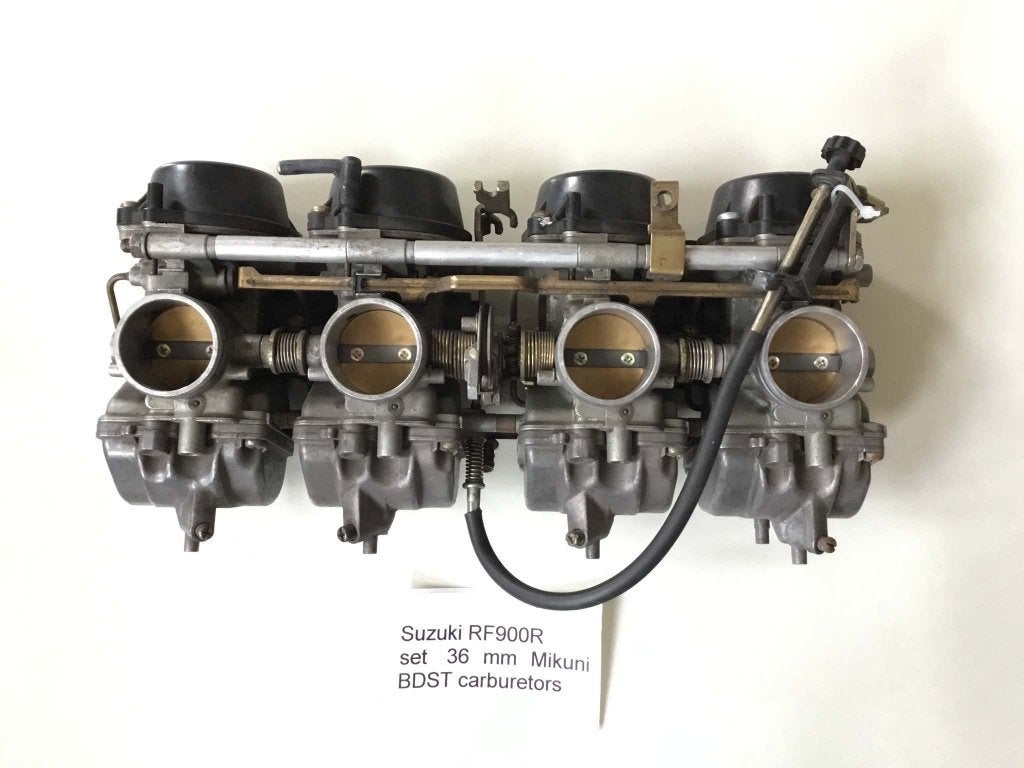 Suzuki RF900R Originele Mikuni BDST 36 Carburateurset, Ophalen of Verzenden, Gebruikt