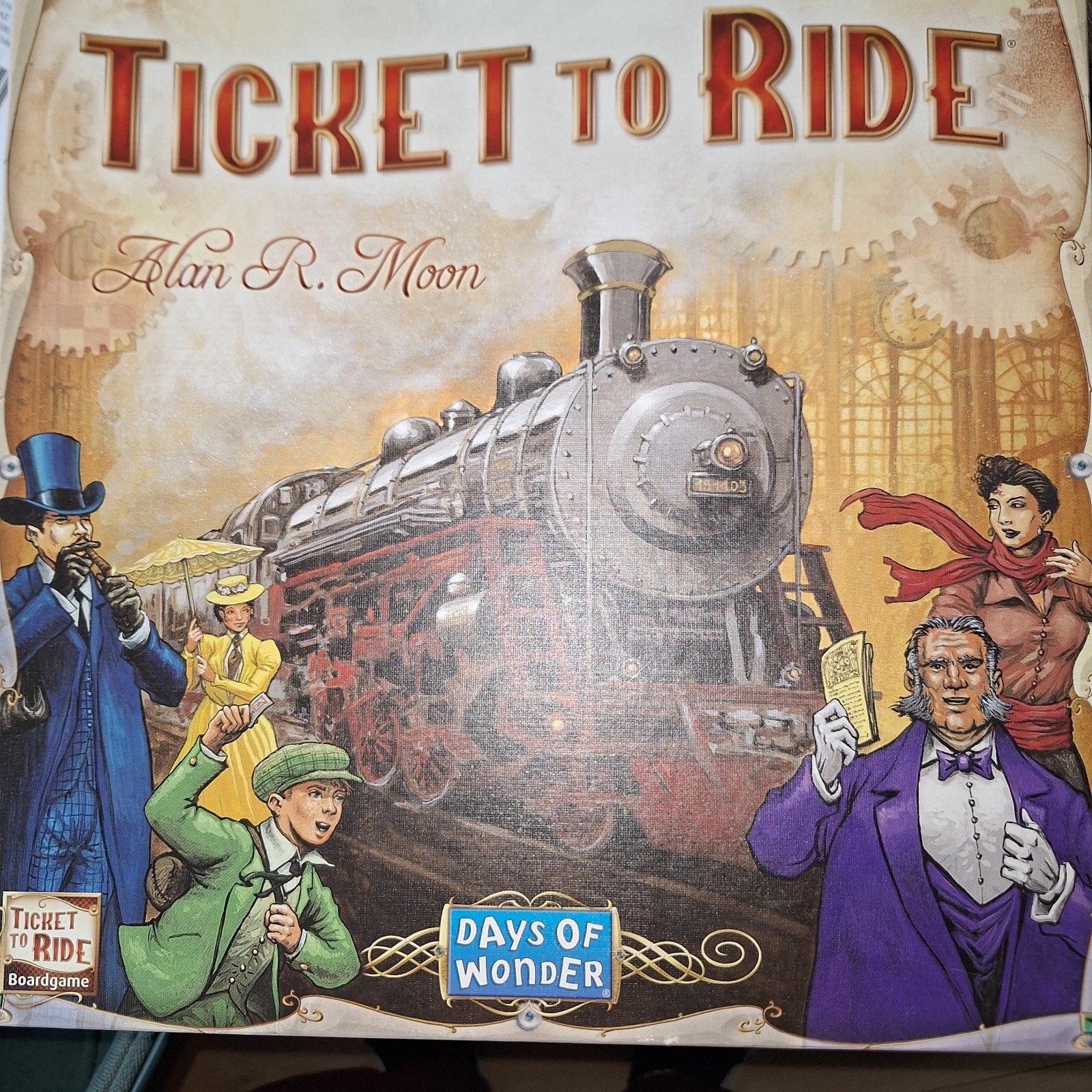 ticket to ride amerika ( opzich zelf staand spel), Een of twee spelers, Ophalen, Nieuw, Days of Wonder