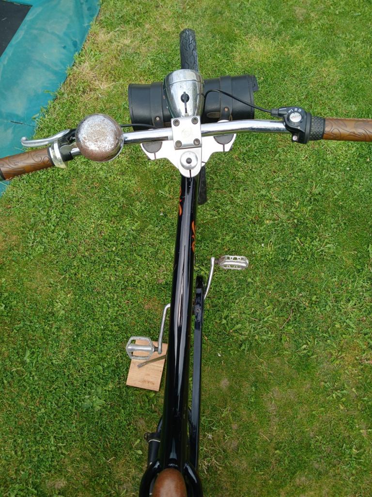 Nirve switchblade chopper, Fietsen en Brommers, Ophalen, Terugtraprem, Staal, Heren