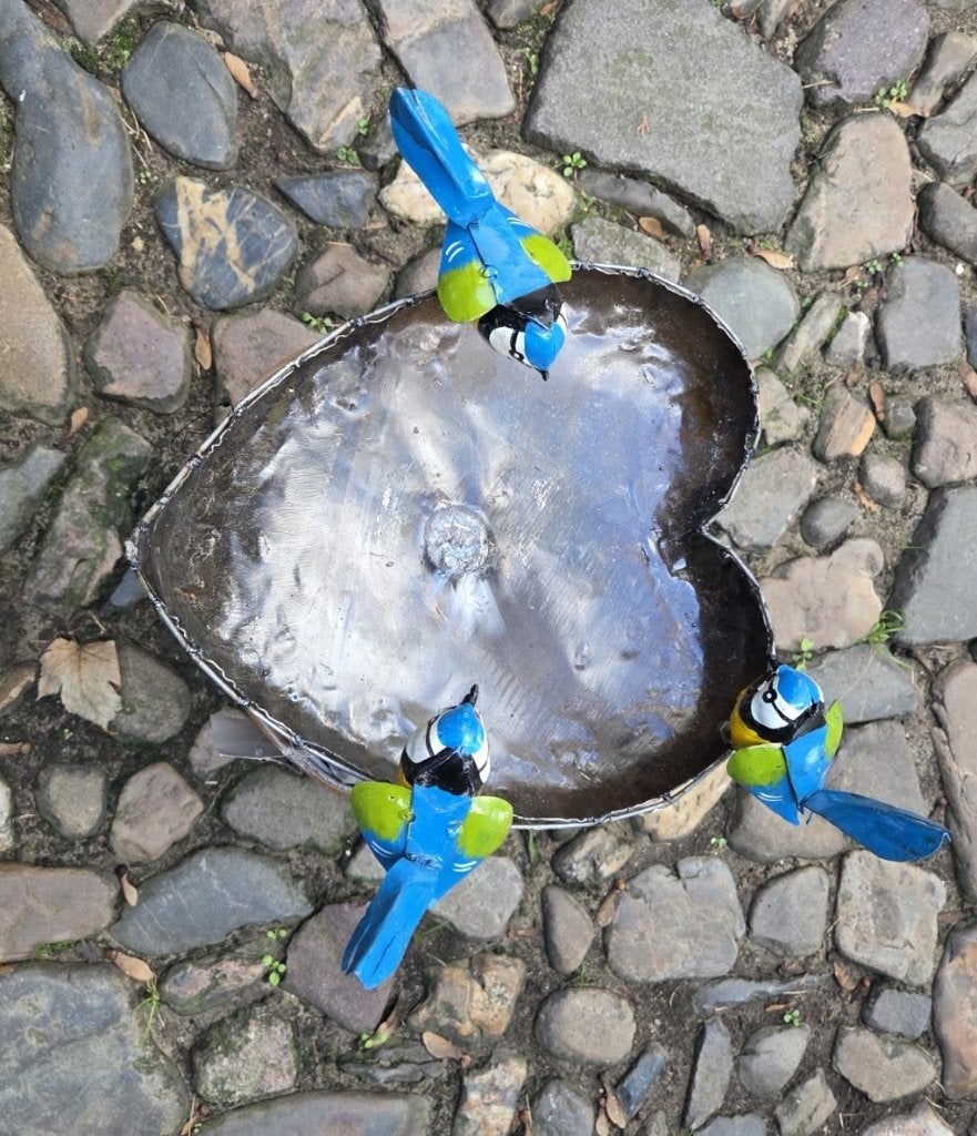 VOGEL WATERBAK - MEESJES - STREETART HANDMADE - FAIRTRADE, Tuin en Terras, Ophalen of Verzenden, Nieuw