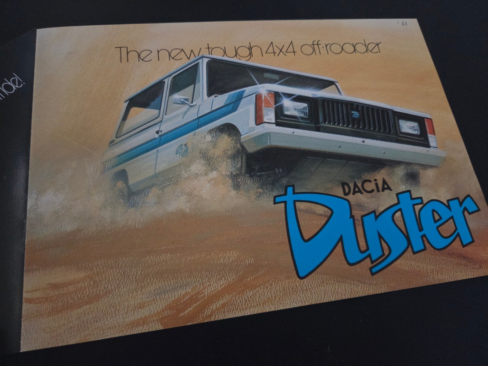 Brochure Dacia Duster jaren 80, Ophalen of Verzenden, Zo goed als nieuw, Overige merken