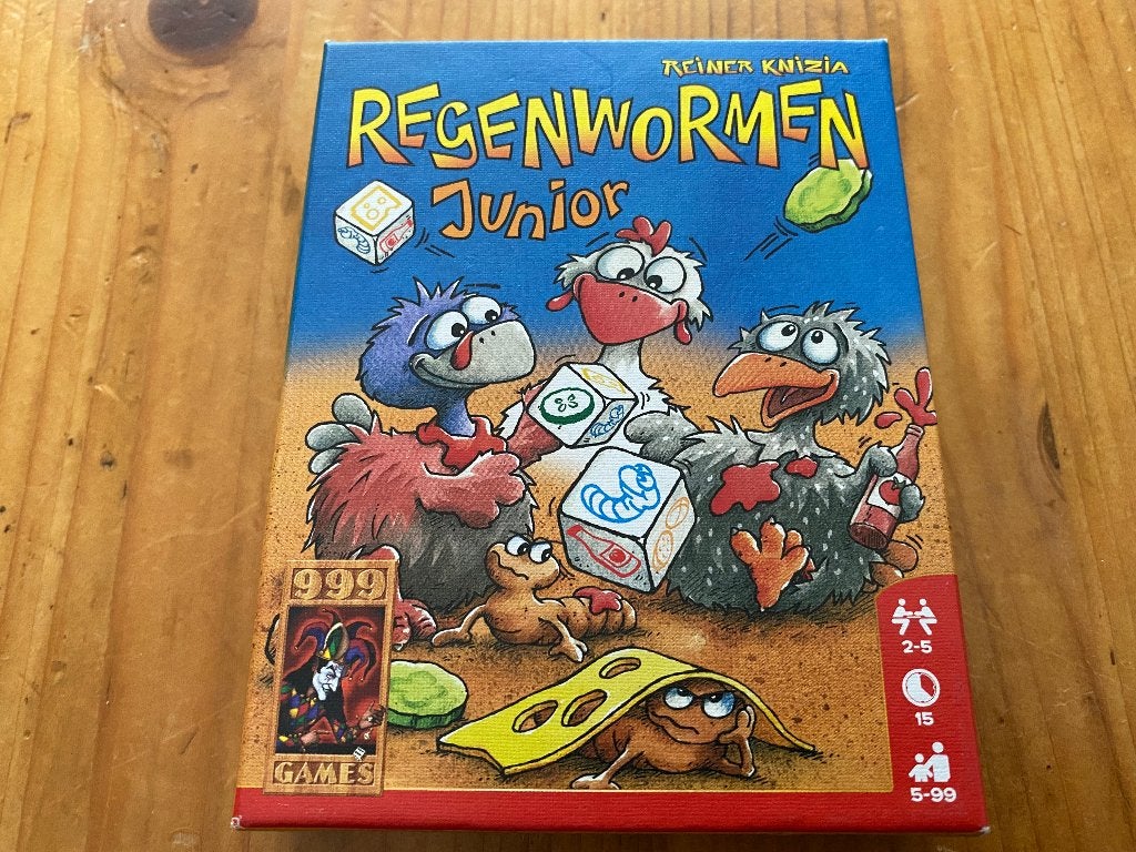 Regenwormen Junior dobbelspel, Ophalen, Gebruikt, 999 Games