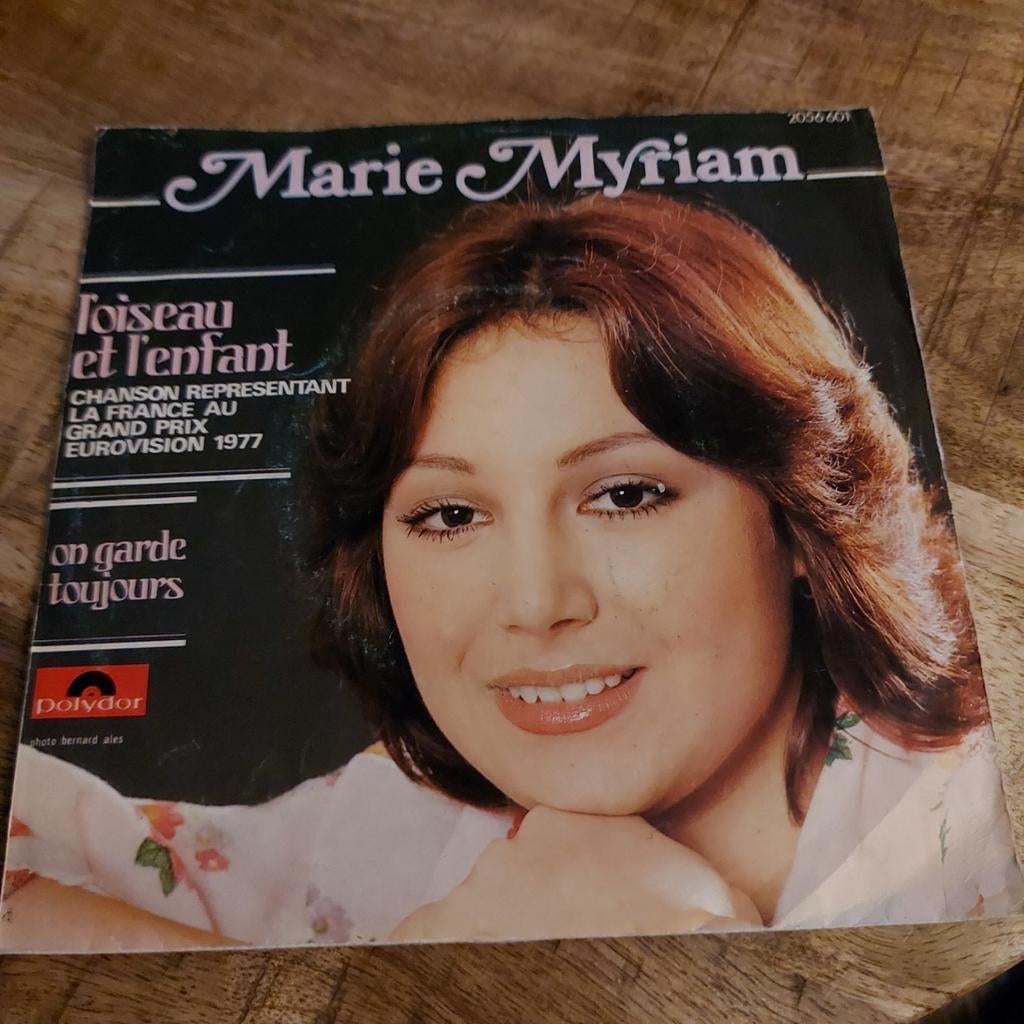 Marie myriam (Eurovisie Songfestival) / l'oiseau et l'enfant, Ophalen of Verzenden, Zo goed als nieuw