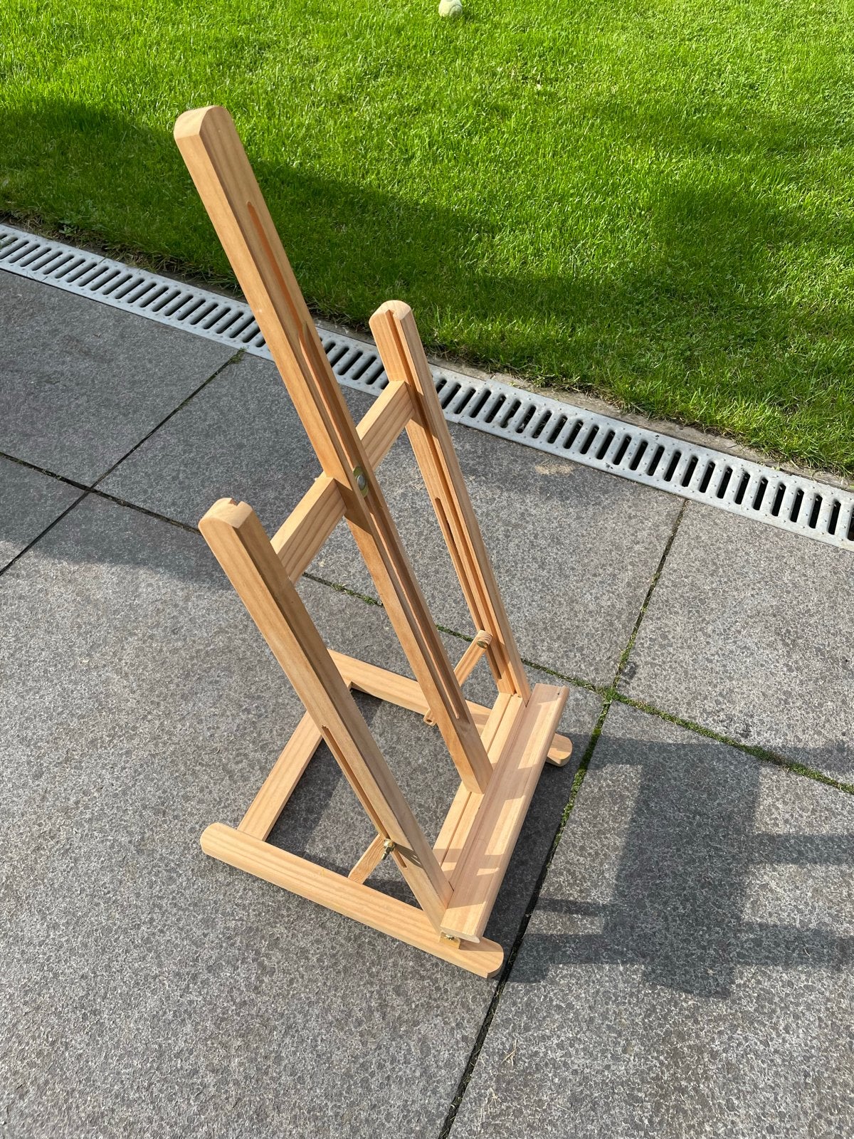 Houten schildersezel - tafelmodel, zo goed als nieuw, Ophalen of Verzenden, Nieuw, Ezel
