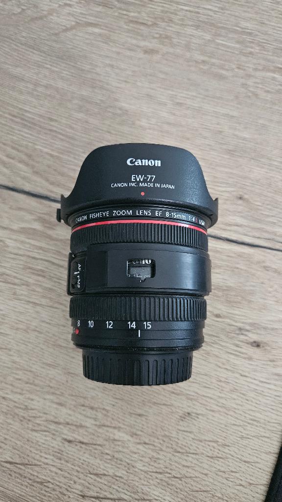 Canon EF 8-15mm f/4L Fisheye USM, Ophalen, Refurbished, Groothoek Fisheye-lens, Zoom