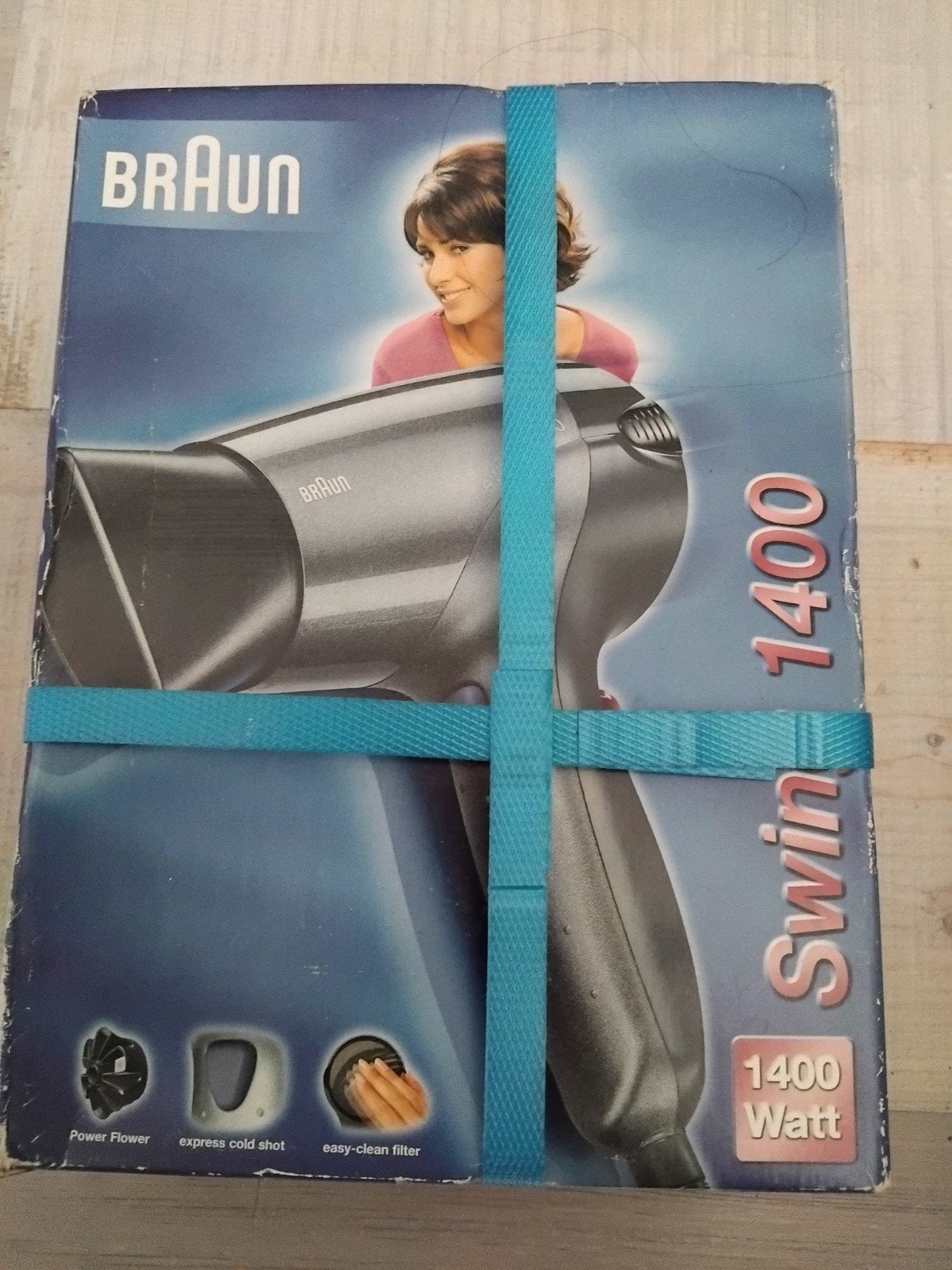 Braun Swing 1400 Föhn - Nieuw in doos, Ophalen of Verzenden, Nieuw, Haarverzorging